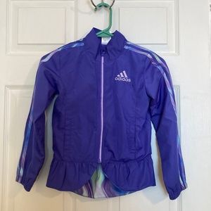 Adidas Purple Green Track Jacket #0029